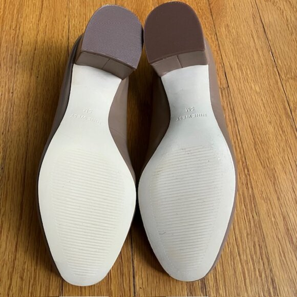 NWT Nine West Finnley0 leather pumps in Natural size 5 - Picture 10 of 11